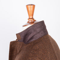 De Petrillo Benny Wool Flannel Prince Of Wales Marrone