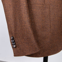 De Petrillo Benny Wool Flannel Prince Of Wales Marrone