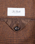 De Petrillo Benny Wool Flannel Prince Of Wales Marrone