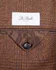 De Petrillo Benny Wool Flannel Prince Of Wales Marrone