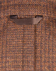 De Petrillo Benny Wool Flannel Prince Of Wales Marrone