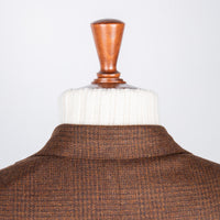 De Petrillo Benny Wool Flannel Prince Of Wales Marrone