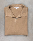 James Perse Revised Polo Cashew