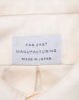 Far East Manufacturing Oxford Button-down Shirt Ecru