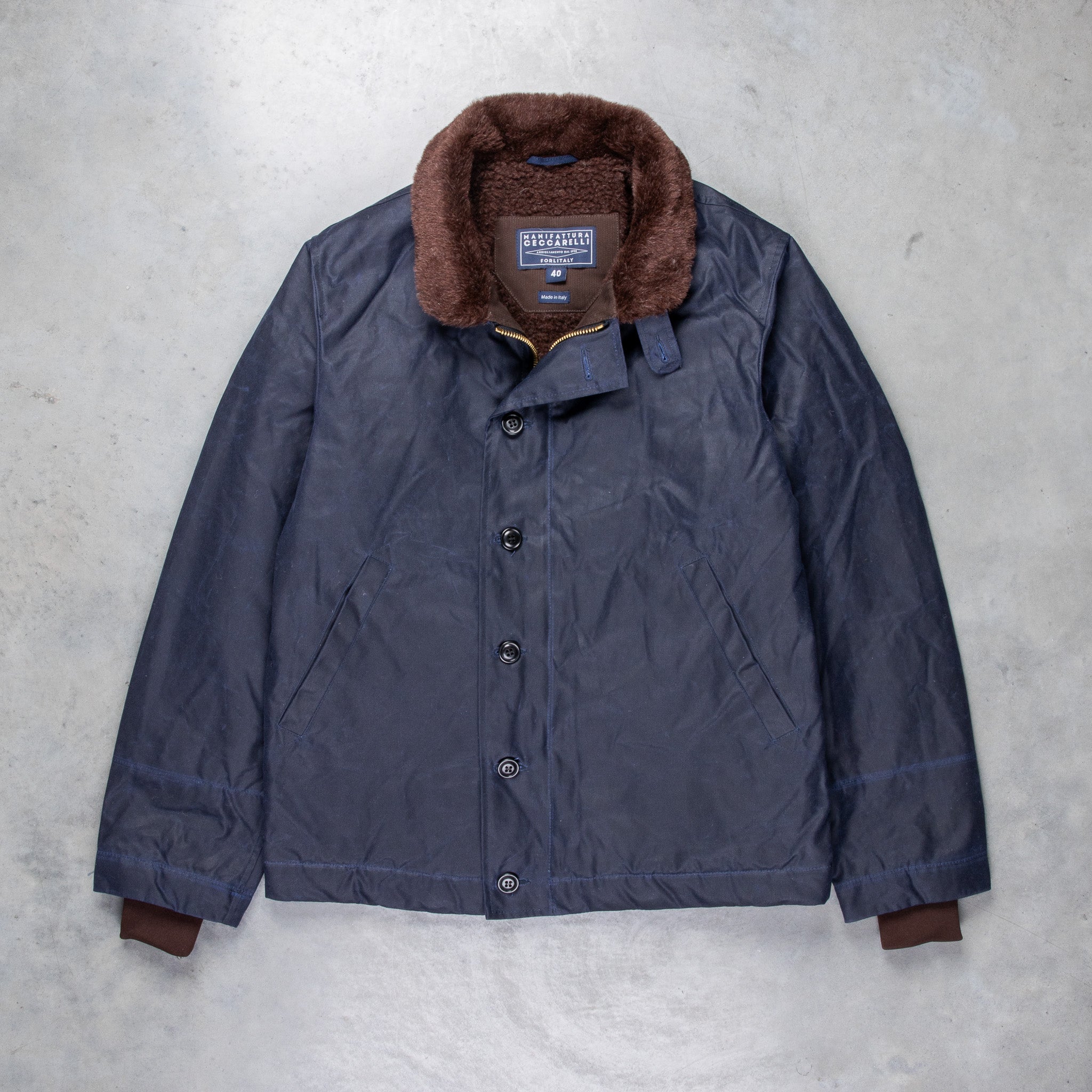 Manifattura Ceccarelli Deck jacket Navy – Frans Boone Store