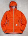 And Wander 3L UL Rain Jacket Red