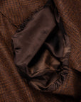 De Petrillo Benny Wool Flannel Prince Of Wales Marrone