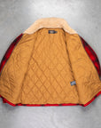 RRL Kaplan Wool Shearling-Collar Plaid Jacket