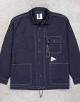 And Wander Dry Rip Shirt Jacket Navy