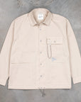 And Wander Dry Rip Shirt Jacket L. Beige