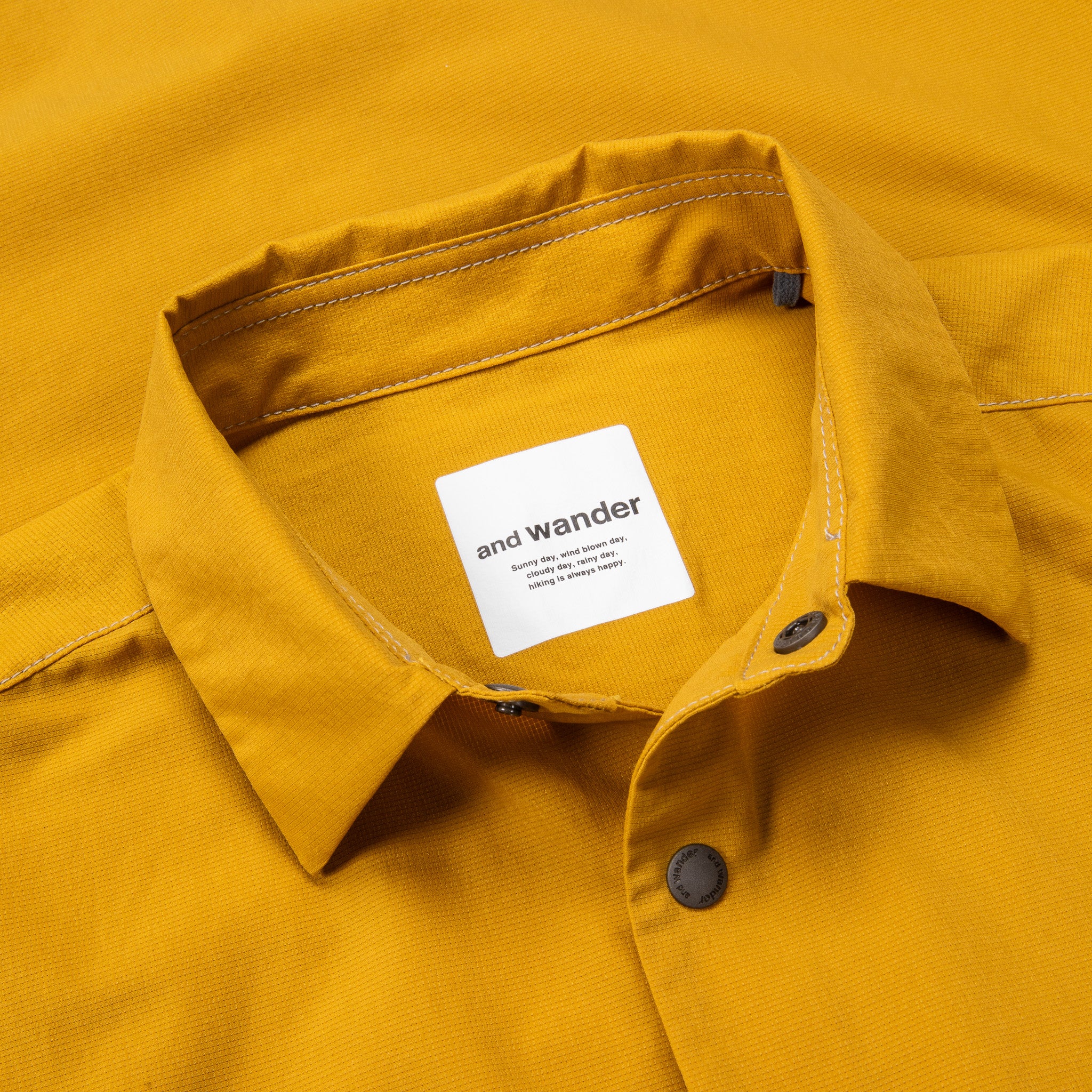 And Wander Dry Breathable LS Shirt Yellow – Frans Boone Store
