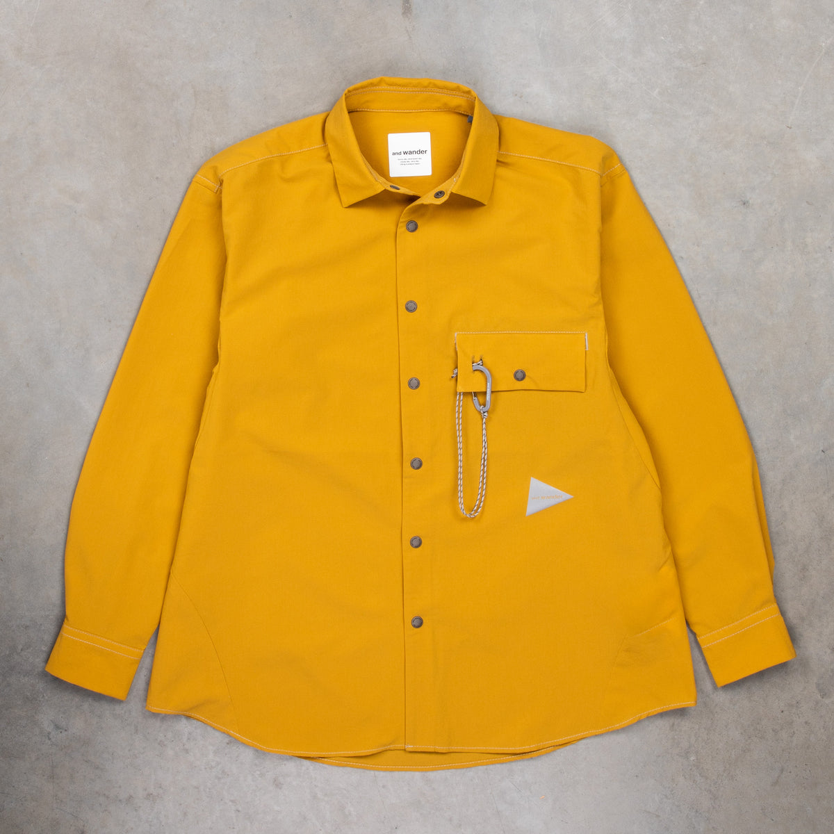 【極美品】PWA EXPLORERS L/S SHIRT YELLOW XL PWA EXPLORERS L/S SHIRT YELLOW L
