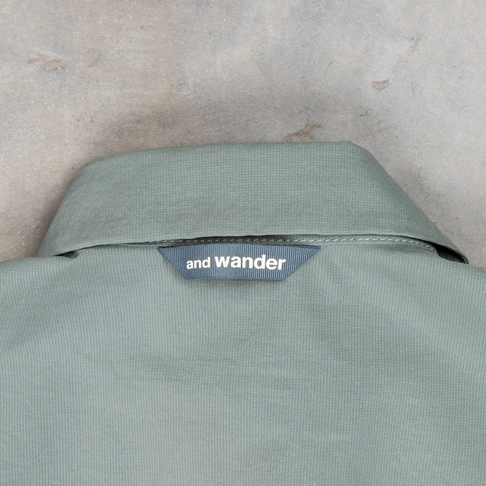 And Wander Dry Breathable LS Shirt Blue Grey