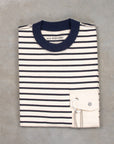 And Wander Stripe Pocket H/S Off White