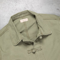 Maru Sankaku Peke 〇 △ × 4019 Kung-Fu Jacket Army Green