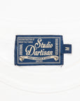Studio D'Artisan 9938 Suvin Gold Loopwheel LS Tee White