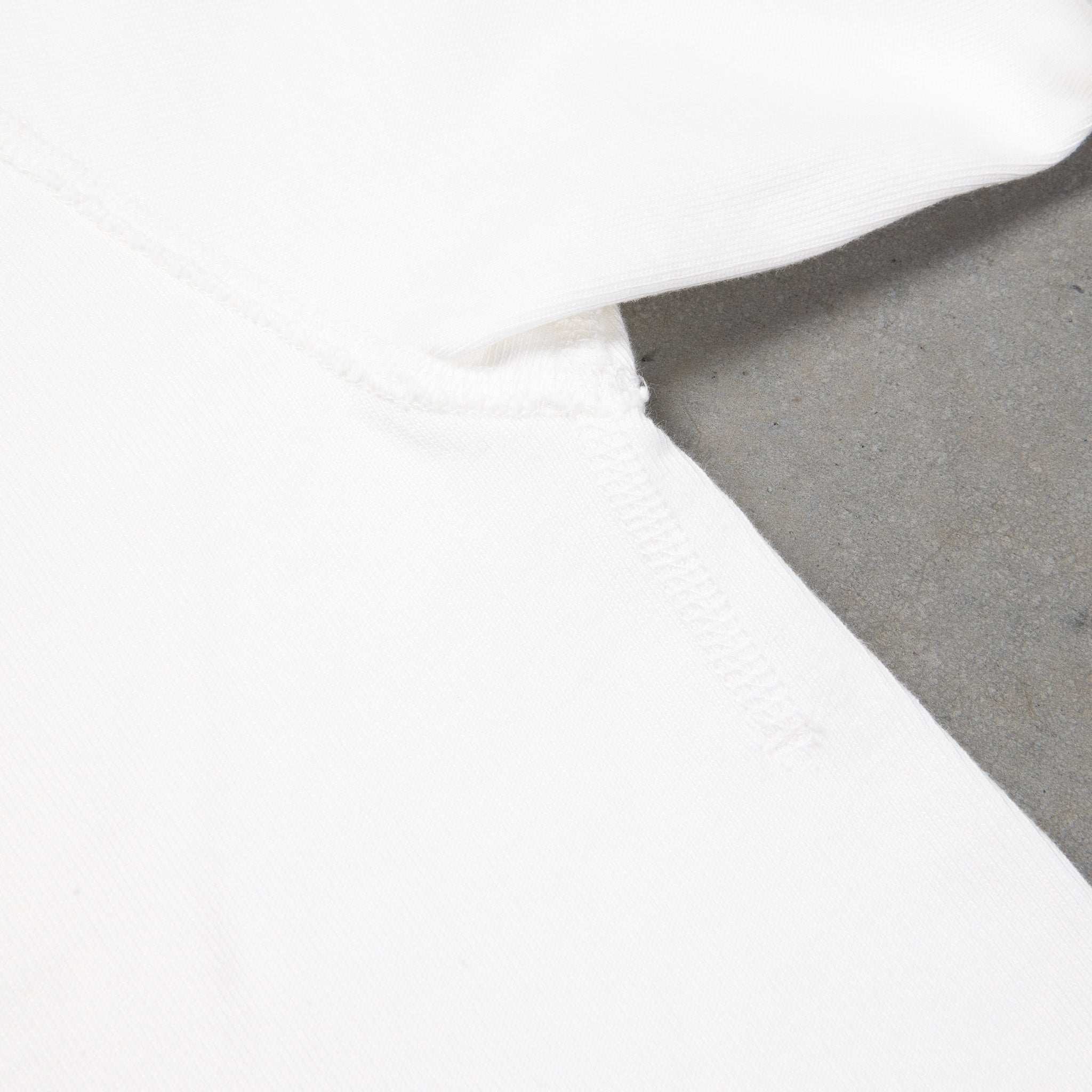 Studio D'Artisan 9938 Suvin Gold Loopwheel LS Tee White