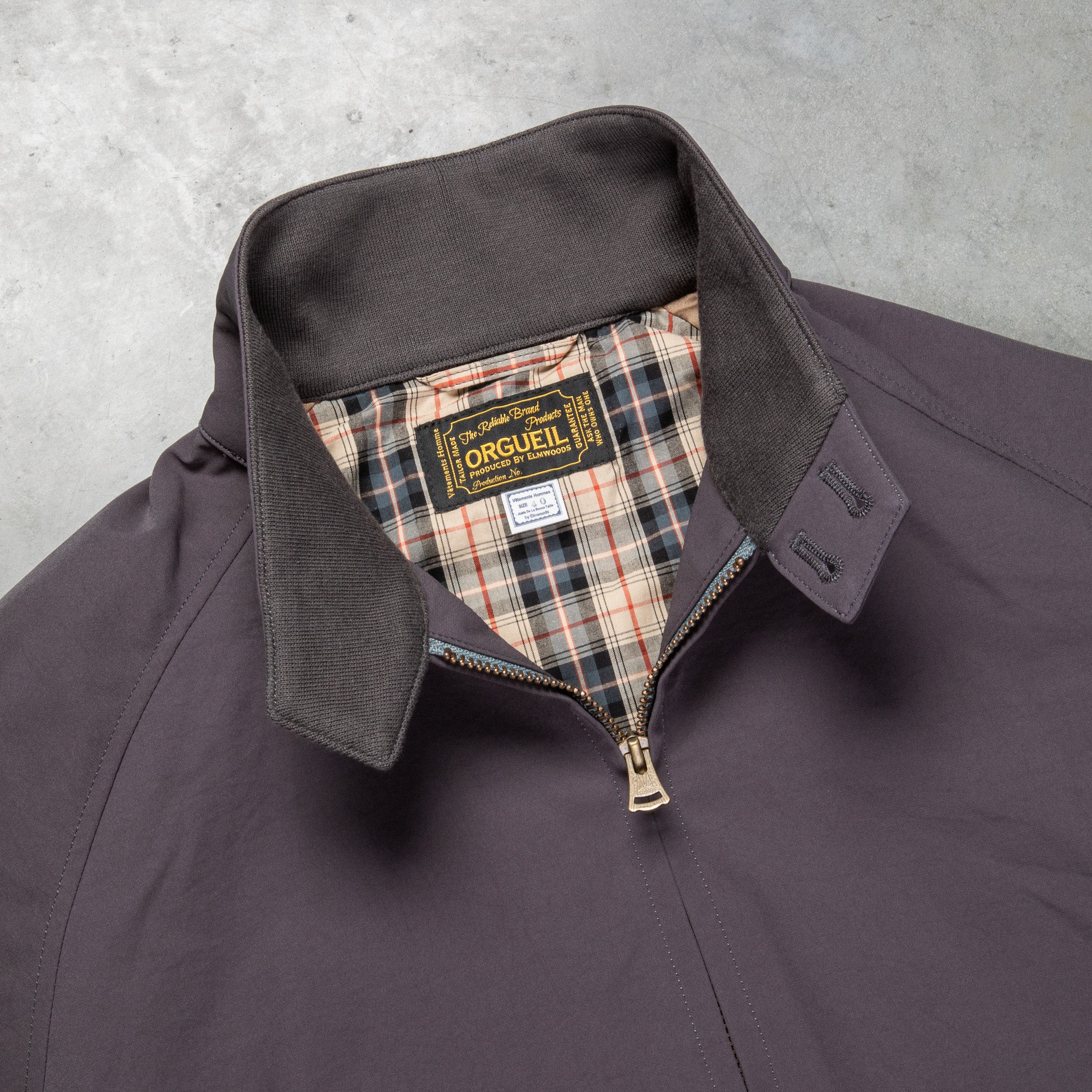 Orgueil 4162C Harrington Jacket Grey – Frans Boone Store