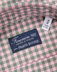 Finamore Gaeta Collo Simone Flannel Percalle Rosa Oliva