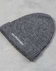 And Wander Shetland Wool Cap Gray