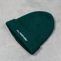 And Wander Shetland Wool Cap Green