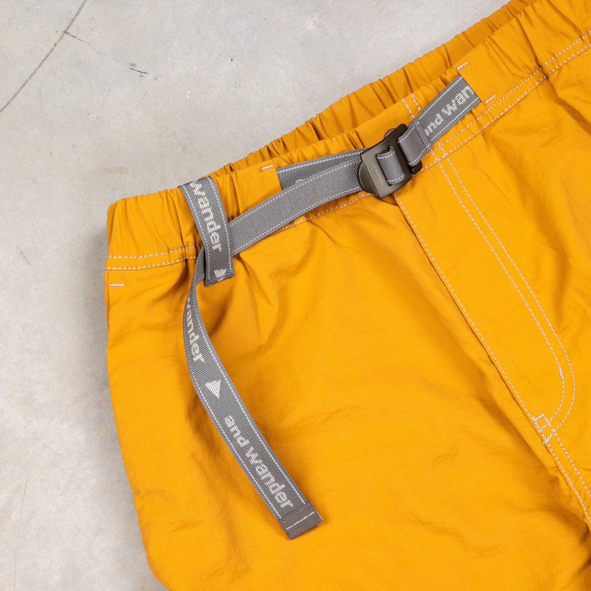 And Wander Ny Taffeta Hiker Pants Yellow