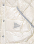 And Wander Diamond Stitch Down Vest Off White