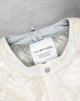 And Wander Diamond Stitch Down Vest Off White