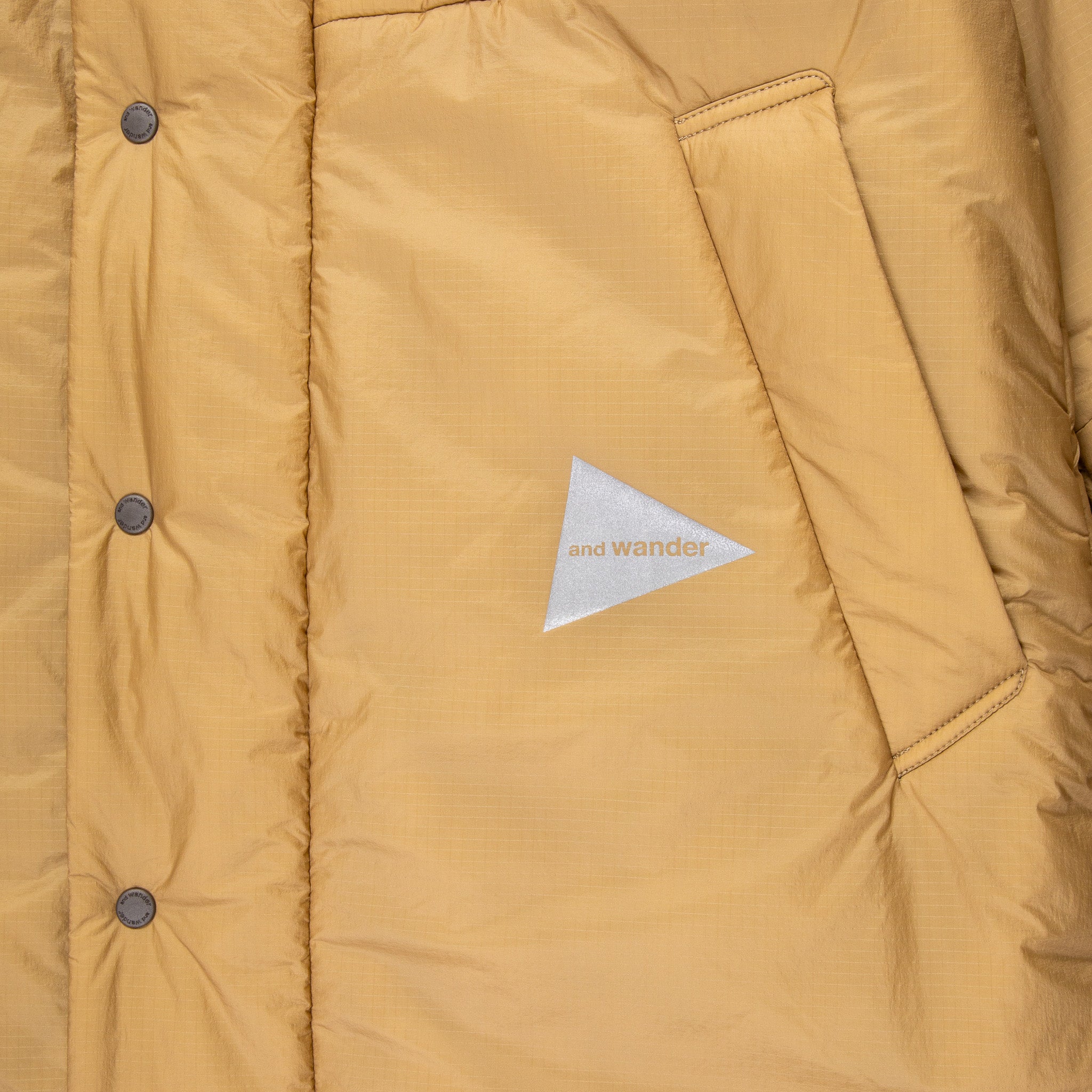 And Wander Primaloft Rip Coat Beige – Frans Boone Store