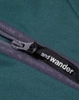 And Wander Light Fleece Jacket Green