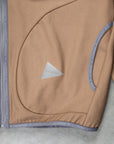 And Wander Light Fleece Jacket Beige