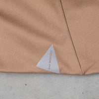 And Wander Light Fleece Pants Beige