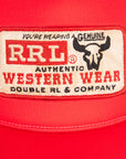 RRL Foam Trucker Cap Red