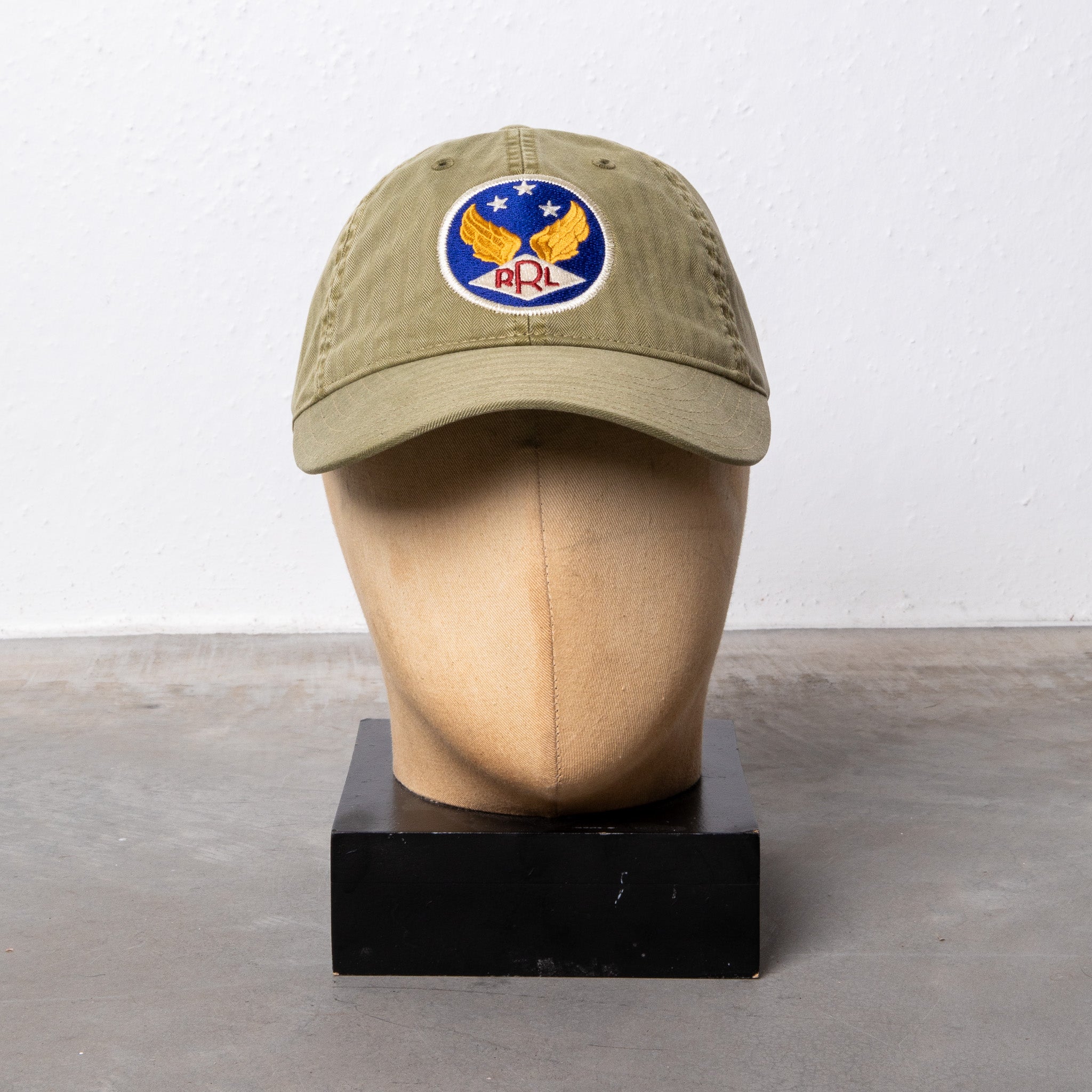 RRL Ball Cap Hat Brewster Green