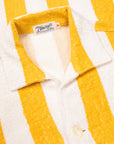 The Real McCoy's Cotton Pile Beach Shirt Yellow Stripe