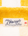 The Real McCoy's Cotton Pile Beach Shirt Yellow Stripe