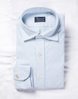 Finamore x Frans Boone Ivy Shirt Oxford Stripe Light Blue