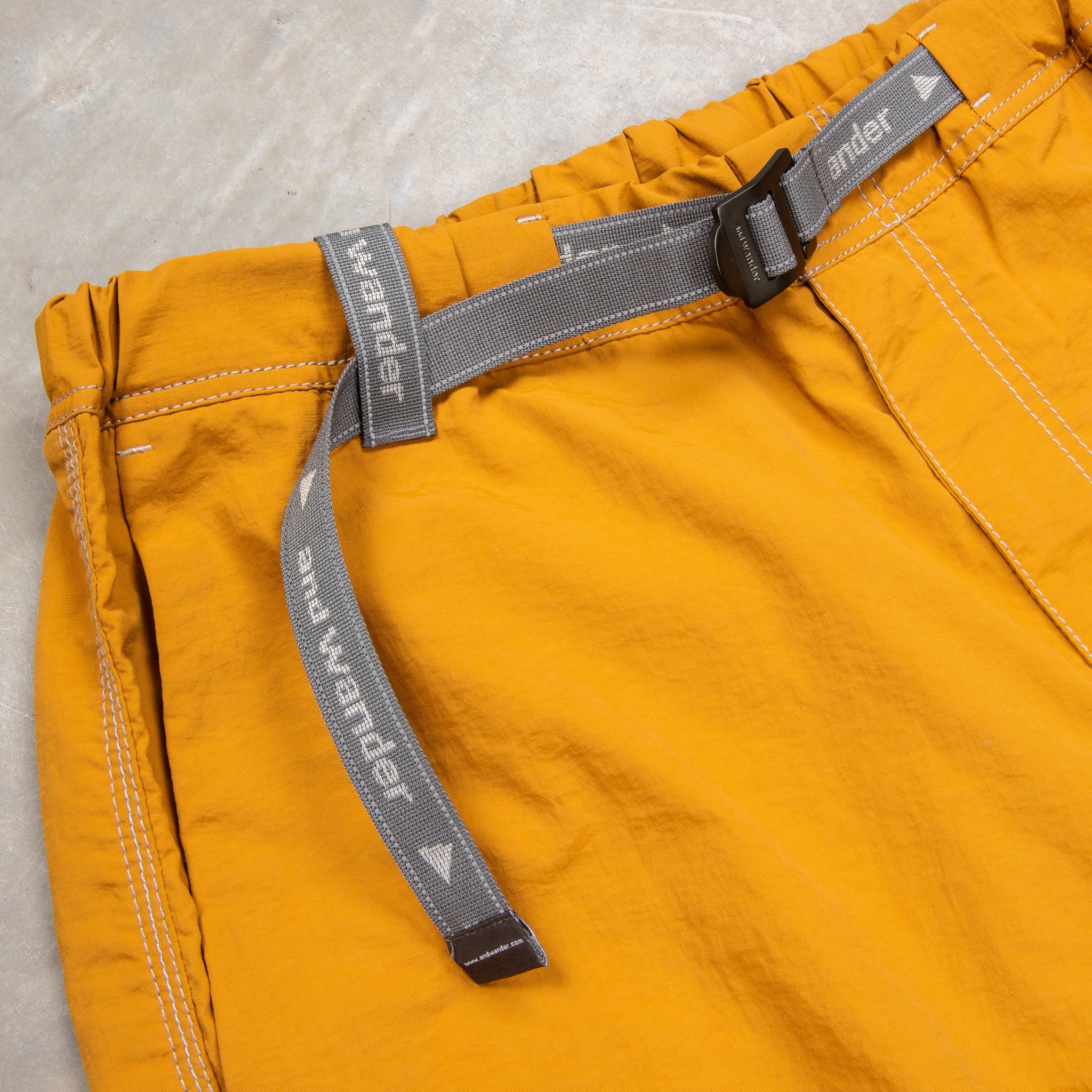 And Wander Ny Taffeta Hiker Shorts Yellow – Frans Boone Store