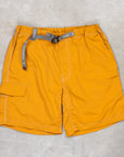 And Wander Ny Taffeta Hiker Shorts Yellow