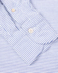 Finamore x Frans Boone Ivy Shirt Oxford Stripe Dark Blue