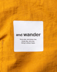 And Wander Ny Taffeta Hiker Shorts Yellow