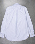 Finamore x Frans Boone Ivy Shirt Oxford Stripe Dark Blue