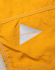 And Wander Ny Taffeta Hiker Shorts Yellow