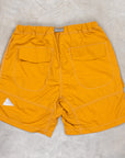 And Wander Ny Taffeta Hiker Shorts Yellow
