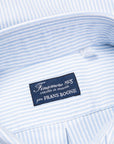 Finamore x Frans Boone Ivy Shirt Oxford Stripe Light Blue
