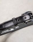 Tory Leather Classic Bridle Leather Belt 1″ Nickle Buckle Black