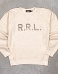 RRL Logo Fleece Sweatshirt Oatmeal Heather
