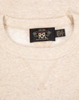 RRL Logo Fleece Sweatshirt Oatmeal Heather