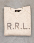 RRL Logo Fleece Sweatshirt Oatmeal Heather
