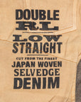 RRL Low Straight Once Washed